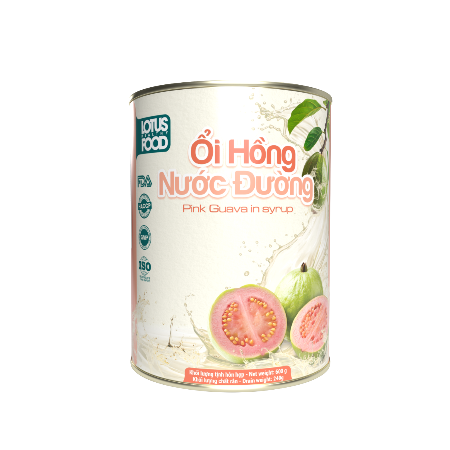 Ổi hồng nước đường Lotus 600g
